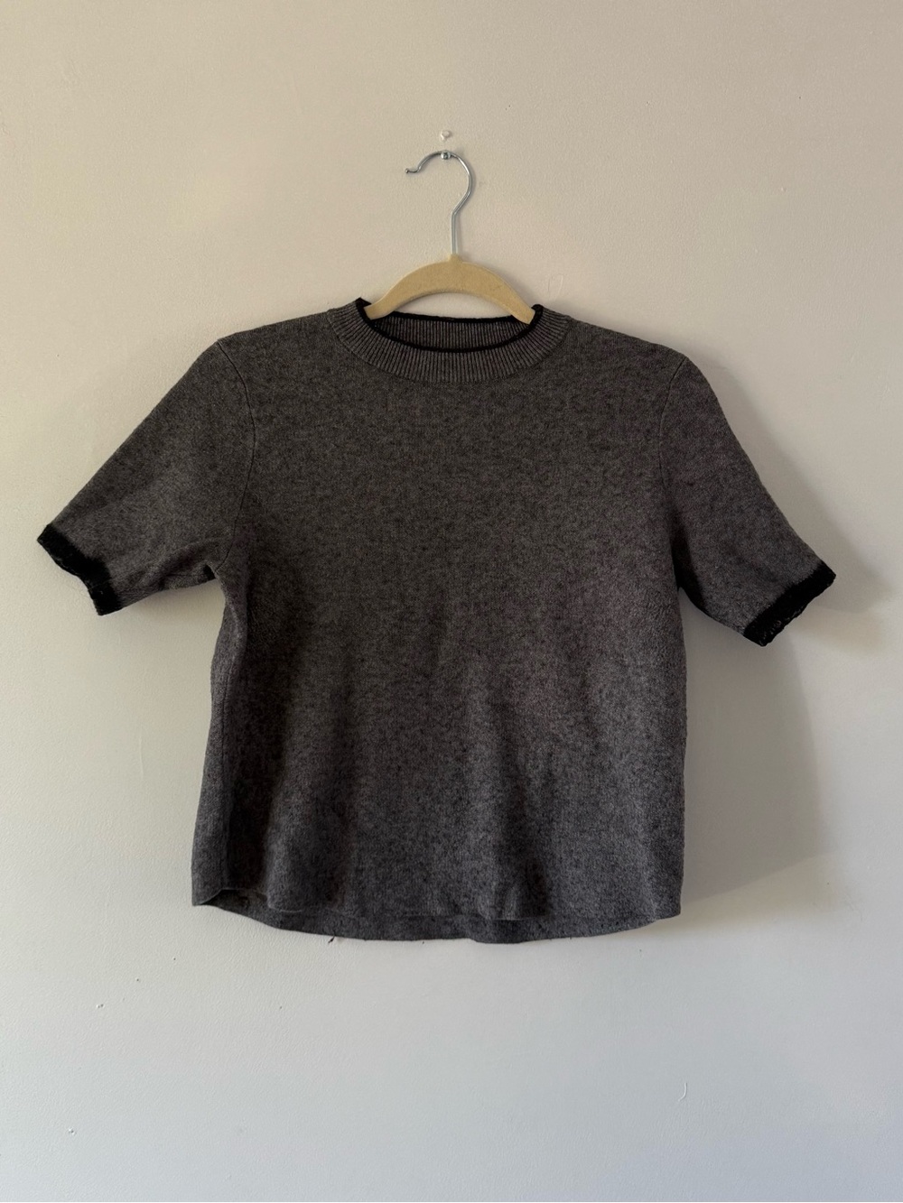 Zara Knit Gray Fine Knit Sweater | Carolyn Bessette Inspired | Quiet Luxury